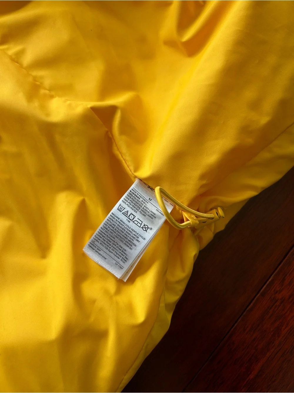 GAP Kids Bright Yellow Hooded Puffer Jacket